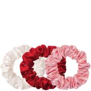 slip pure silk large scrunchies - rosy