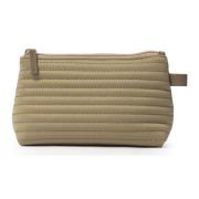 Ceannis Cosmetic S Taupe Soft Quilted Stripes Taupe
