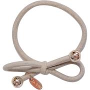 IA BON Hair Tie Gold Bead Taupe