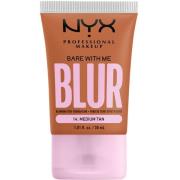 NYX Professional Makeup Bare With Me Blur Tint Foundation Medium Tan -...