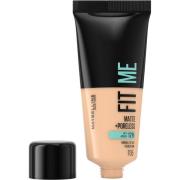 Maybelline Fit Me Matte & Poreless Foundation 105 Natural Ivory - 30 m...