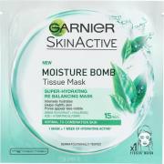 Garnier Skin Active Moisture Bomb Tissue Mask Green - 28 g