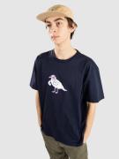 Cleptomanicx Gull Cap T-Shirt sky captain