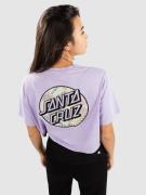 Santa Cruz Tubular Garden Crop T-Shirt lavender acid wash