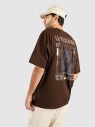 Woodbird Baine Train T-Shirt brown