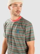 Santa Cruz Mini Hand Stripe T-Shirt sage stripe