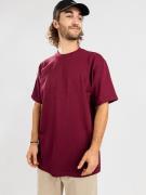 Shaka Wear 7.5 Max Heavyweight T-Shirt burgundy
