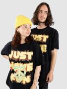 JUST HAVE FUN Sketched Out T-Shirt black