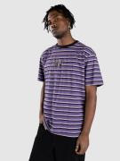 Volcom Rayeah Stripes T-Shirt deep purple