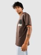 Anerkjendt Akkikki Jacquard Pocket T-Shirt chocolate brown