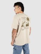 Quiksilver Tropical Breeze Mor T-Shirt plaza taupe