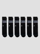 Stance Basic Crew 6 Pack Socks black