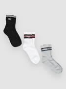 Empyre Quarter Stripe 3Pk Socks assorted