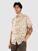 Passenger Chill Textured Short Sleeve Skjorta elemental geo birch
