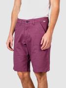 REELL Flex Grip Chino Shorts plum purple