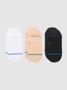 Stance Icon No Show 3 Pack Socks oatmeal