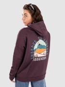 Passenger Outlook Recycled Cotton Hoodie deep plum