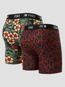 Stance Brand Love Brief 2 Pack Boxershorts multi