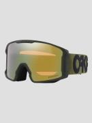 Oakley Line Miner L Matte B1B New Dark Brush Goggle prizm sage gold ir...