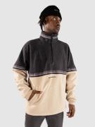 Quiksilver Take Us Back Block Polar Half-Zip Fleecetröja plaza taupe