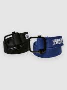 Urban Classics Elastic Set Bälte black/spaceblue