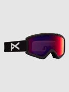 Anon Helix 2 Black +Bonus Lens Goggle perceive sunny red+amber