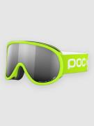 POC Pocito Retina Fluorescent Yellow/Green Goggle partly sunny silver