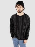 Redefined Rebel RRTeton Knit Regular Fit Pullover black grey