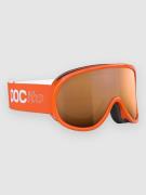 POC Pocito Retina Fluorescent Orange Goggle partly sunny light orange