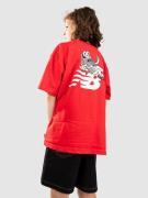 New Balance Sneaker Guy Back Graphic Kids T-Shirt true red