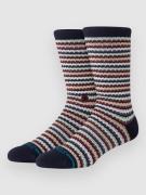 Stance Chiclets Waffle Knit Crew Socks navy