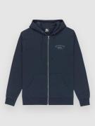 Quiksilver Chest Logo Hoodie med Dragkedja dark navy