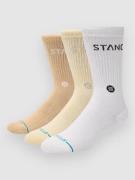Stance Origin 3Pk Socks cream