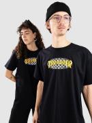 Thrasher Checkered Oval T-Shirt black