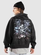 Ninth Hall Iron Surge Boxy Hoodie black