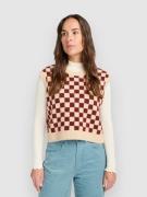 RVCA Check In Sweater Väst wheat