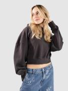 Shaka Wear Garment Dye Cropped Hoodie shadow grey