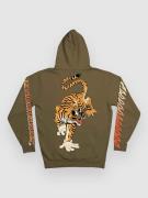 The Dudes Tiger Bear Classic Premium Hoodie british khaki
