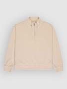 Element Lowcase Pigment Quarter Half-Zip Tröja oat milk