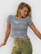 Roxy Bright Lights Baby T-Shirt coconut milk stripy mini