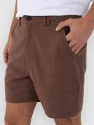 Hurley Phantom Slub 3/4 Waistband 18" Shorts espresso
