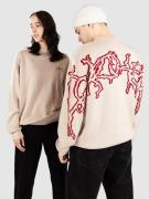 Jacker Skeleton Knit Pullover beige