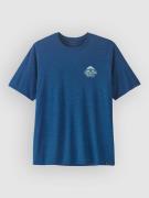 Patagonia Cap Cool Daily - Great Waves T-Shirt clem blue/light xdye