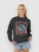 Rip Curl Hawaii Classic Heritage Crew Tröja washed black