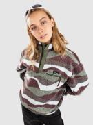 Blue Tomato Wavy Polar Teddy Half-Zip Fleecetröja moss waves