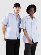 Another Cotton Lab Another Short Sleeve Skjorta blue striped