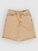 Element Eaxe Big 5 Denim Shorts beige tint wash