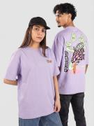 The Dudes Swizzlehead Classic Oversize Heavyweight T-Shirt lilac sache...