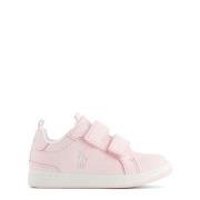 Ralph Lauren Heritage Court EZ Logo Sneakers Light Pink Smooth w/ Pape...