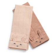 Elodie 2-Pack EAT Baby Servetter Faded Rose/Powder Pink One Size